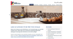 Desktop Screenshot of fliesen-kleinschmidt.de